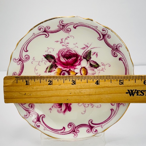 Paragon Double Warrant Tea Cup & Saucer Floral Multi Color England Gold Trim Vtg - Picture 13 of 15